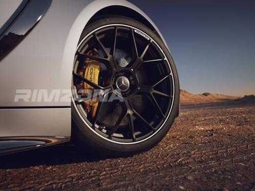 Литой диск В стиле Mercedes 5 DOUBLE Y SPOKE R19 8.5/9.5J 5x112 ET36/43 dia 66.6 - Фото вживую на авто №4