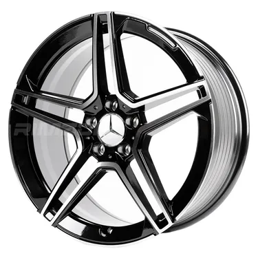Литой диск В стиле Mercedes AMG 5 DOUBLE SPOKE R22 9.5/11.5J 5x112 ET45/47 dia 66.5